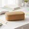 Wrapables Simple Large Capacity Double Compartment Pencil Case, Pencil Pouch for Stationery Tools, Khaki